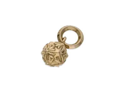 Chrome Hearts 22K Pyramid Plus Ball Charm Pendant "Yellow Gold"