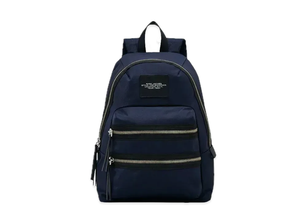 Marc Jacobs The Biker Nylon Large Backpack "Midnight Blue"