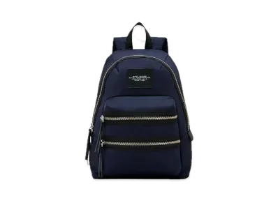 Marc Jacobs The Biker Nylon Medium Backpack "Midnight Blue"