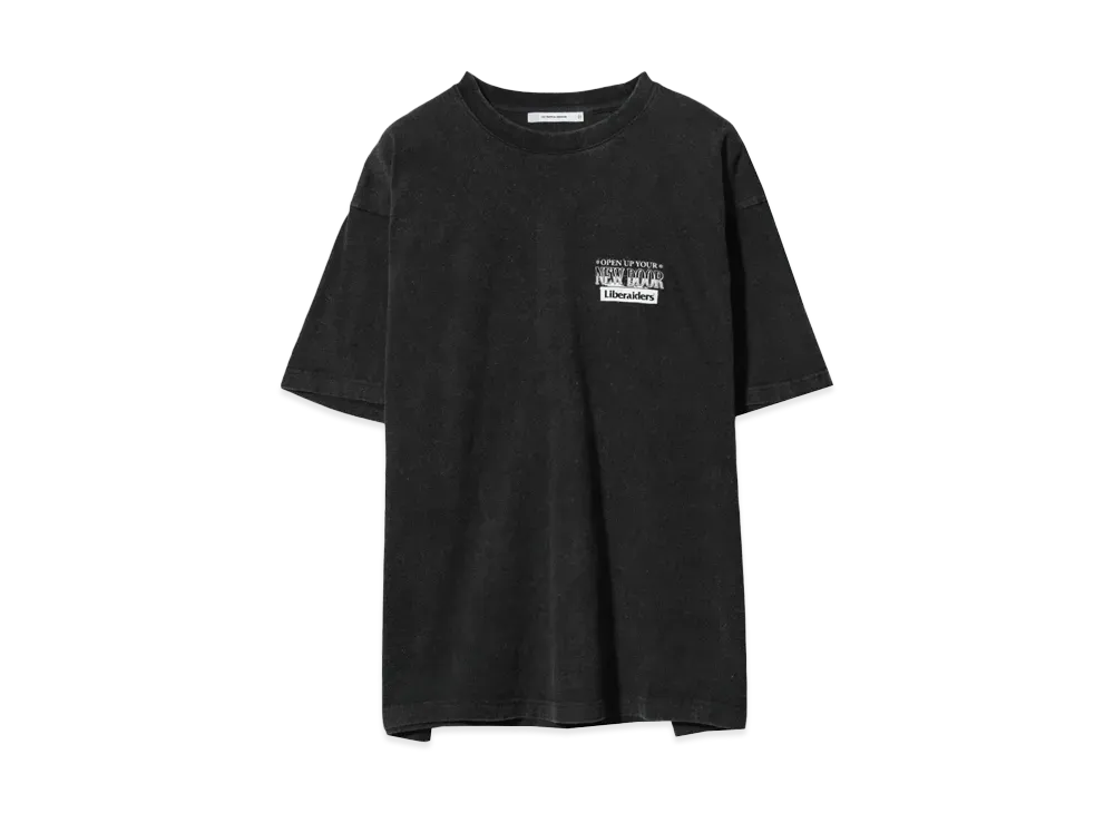 Liberaiders NEW DOOR TEE "BLACK"