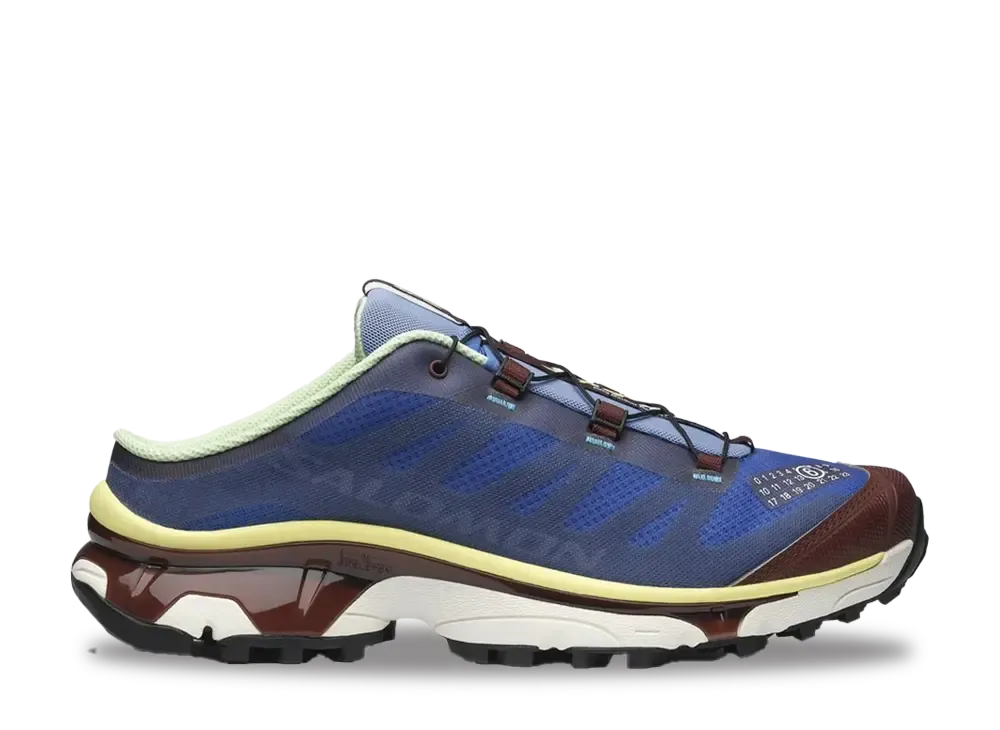 Salomon x MM6 Maison Margiela XT Mule 4 "Ultramari/Rum Raisi/Yellow Iris"