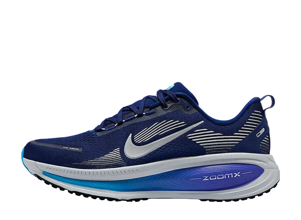 Nike Vomero 18 "Blue Void/Blue Lightning/Bright Crimson/Metallic Silver"