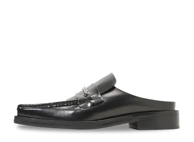 Martine Rose SQUARE TOE MULE "BLACK"