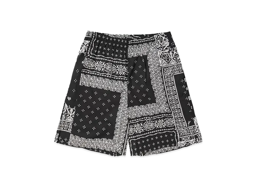 BUENA VISTA 髑髏 bandana shorts "BLACK"