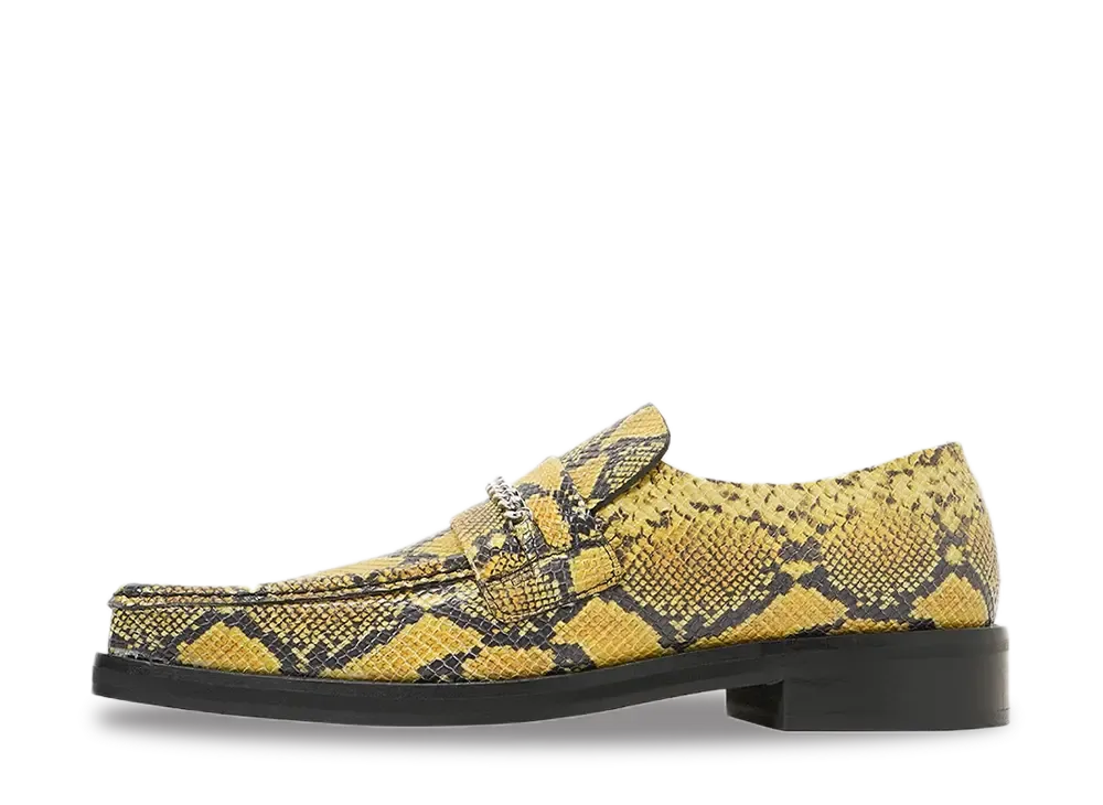 Martine Rose SQUARE TOE LOAFER "YELLOW BLACK"