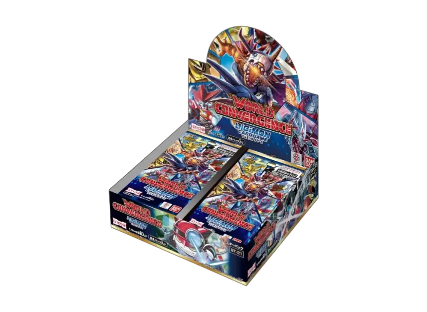 world convergence booster box Limited Stock Digimon TCG Booster Pack | BT-21 Starter Deck ST-20 Protector of Light ST-21 Hero of Hope Our Website you can enhance your decks with cards from previous sets like [ST Digimon BT21 World Convergence Booster