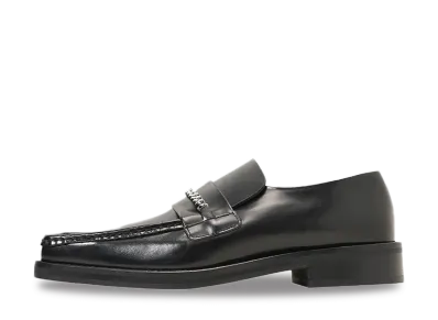 Martine Rose SQUARE TOE LOAFER "BLACK"