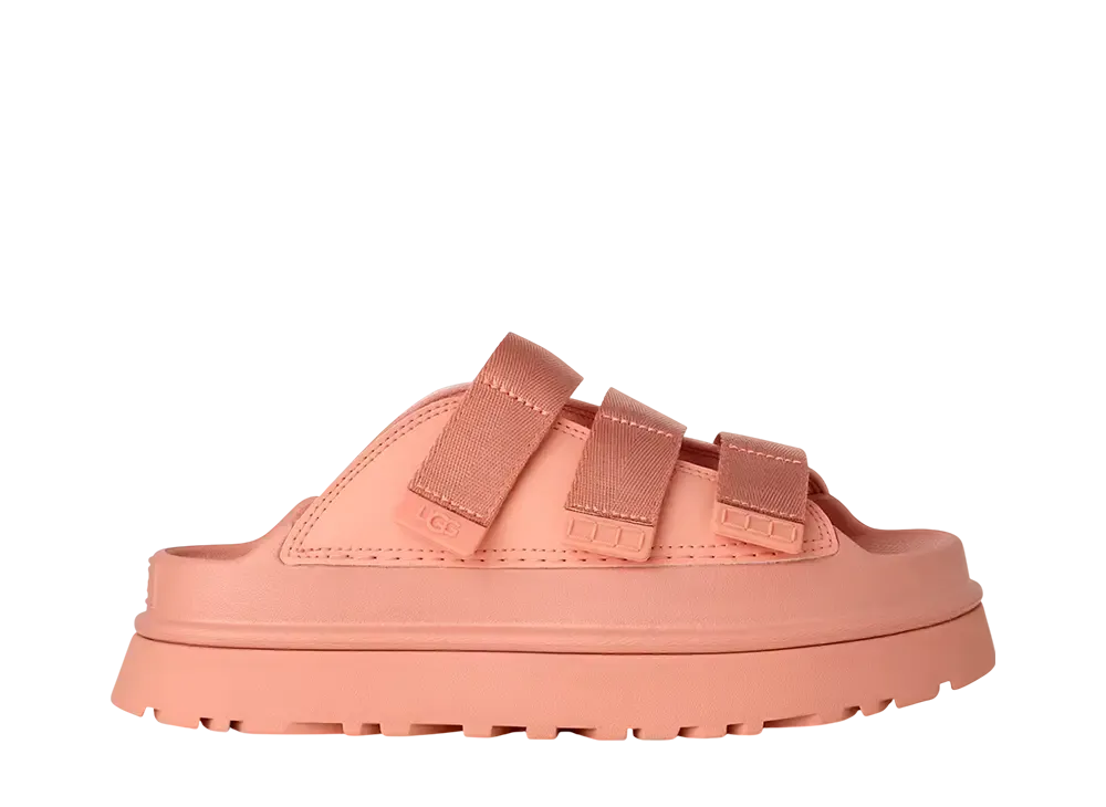 アグ ウィメンズ ゴールデングロウ スライド "サンピンク"