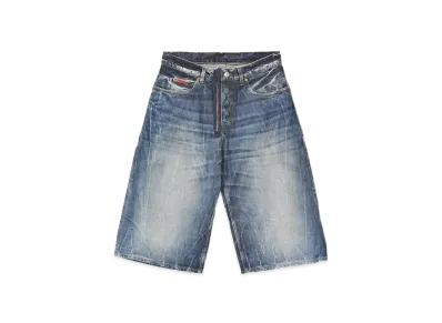 Martine Rose ZIP JEAN SHORT "BLUE"