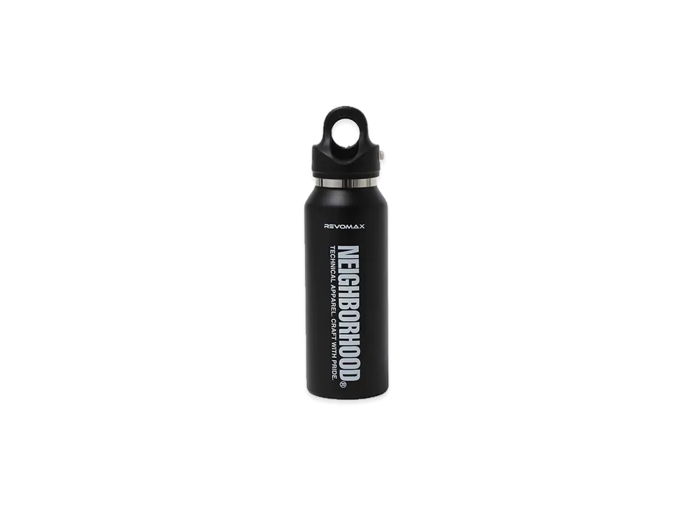NEIGHBORHOOD x REVOMAX . Vacuum Insulated Bottle 12Oz Slim "Black"