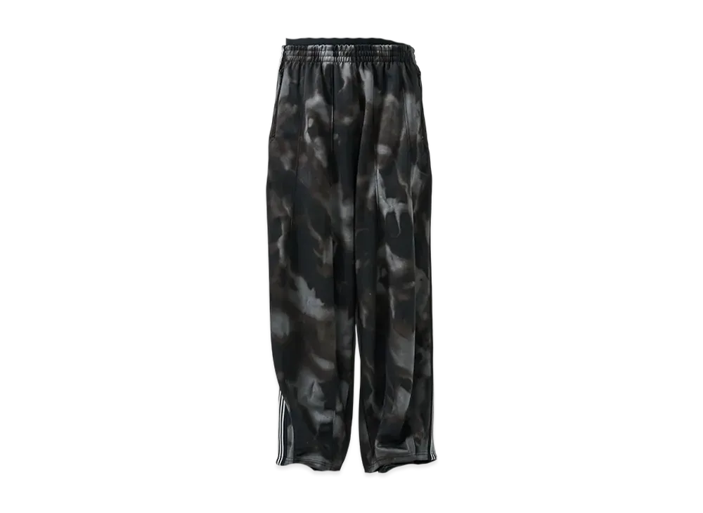 NEEDLES x STUDIOUS Exclusive H.D. Track Pant - Poly Smooth - Printed Tie Dye "Black"