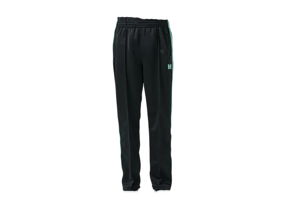 ニードルズ x ステュディオス 別注 エクスクルーシブ トラック パンツ - ポリ スムース "ブラック"