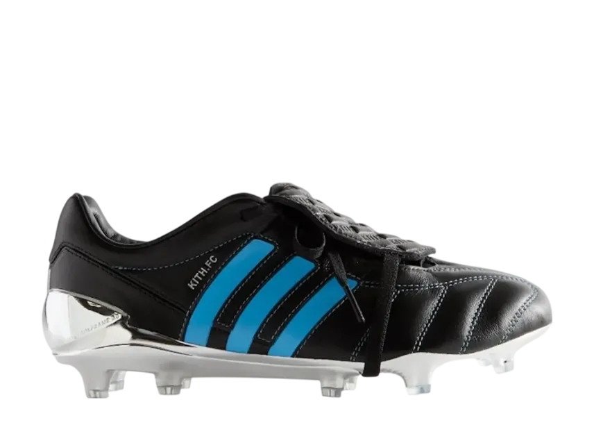 キス × アディダス プレデター マニア "ブラック/ブルー/シルバーメタリック"
