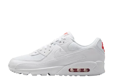 Nike Air Max 90 "White/Light Crimson/White"