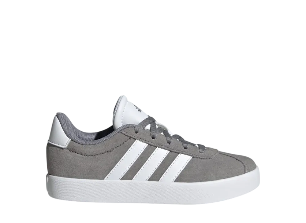 アディダス GS VL コート3.0 "グレースリー/クラウドホワイト/グレーツー" (キッズ)