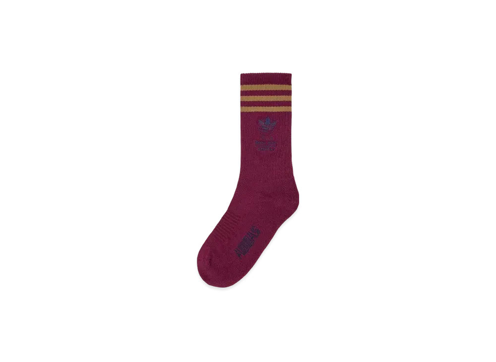 adidas x Brain Dead Sock "Amazon Red/Brown Desert/Collegiate Navy"