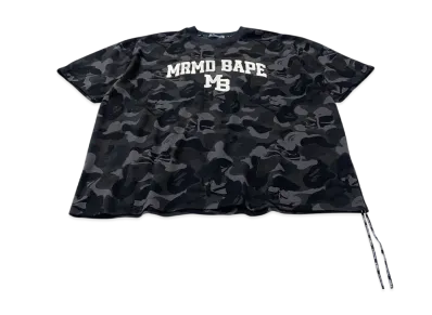 A BATHING APE x mastermind JAPAN Skull Camo College Relaxed Fit "Black"
