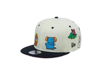 NEW ERA x Tabekko Animals 9Fifty All Over "Chrome/Black"