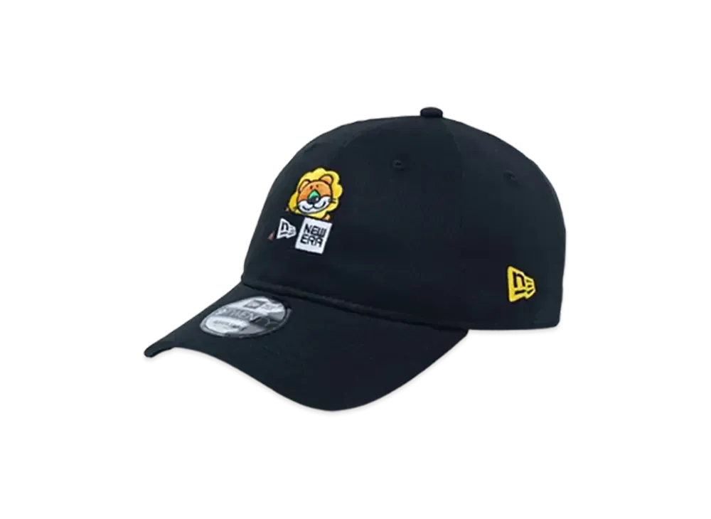 NEW ERA x Tabekko Animals 9Twenty Lion Box Logo "Black"