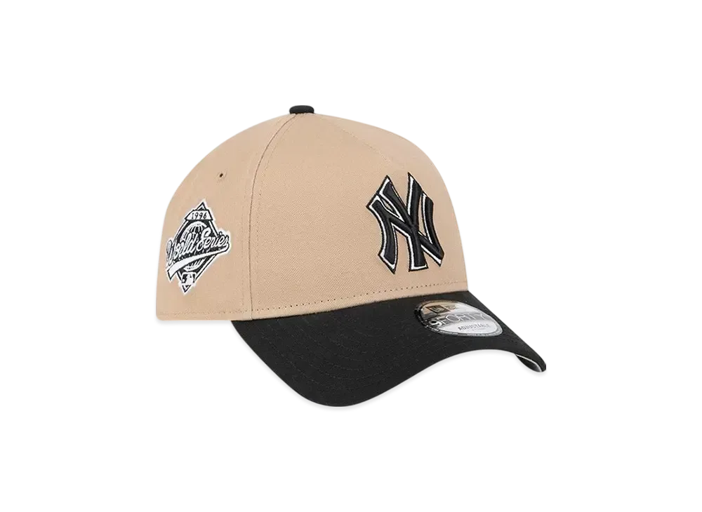 NEW ERA 9Forty A-Frame MLB World Series New York Yankees "Camel/Black"