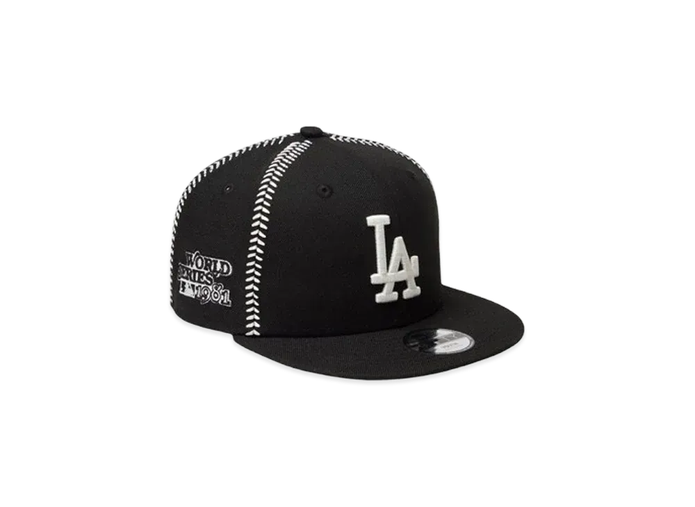 NEW ERA Youth 9Fifty MLB Ball Stitch Los Angeles Dodgers "Black"