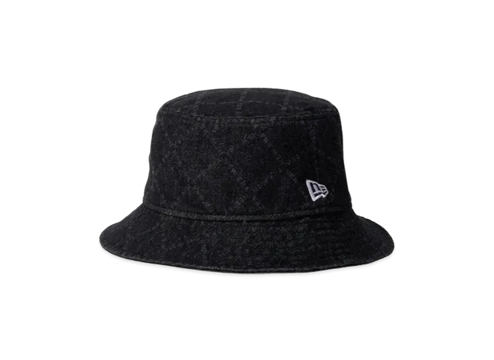 NEW ERA Bucket 01 Denim Monogram "Black Denim"