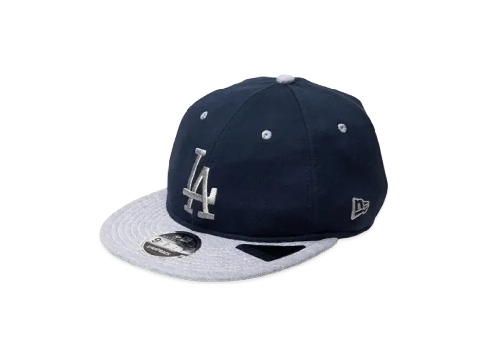NEW ERA RC 9Fifty Flat Visor Sweat Los Angeles Dodgers "Navy/Gray"