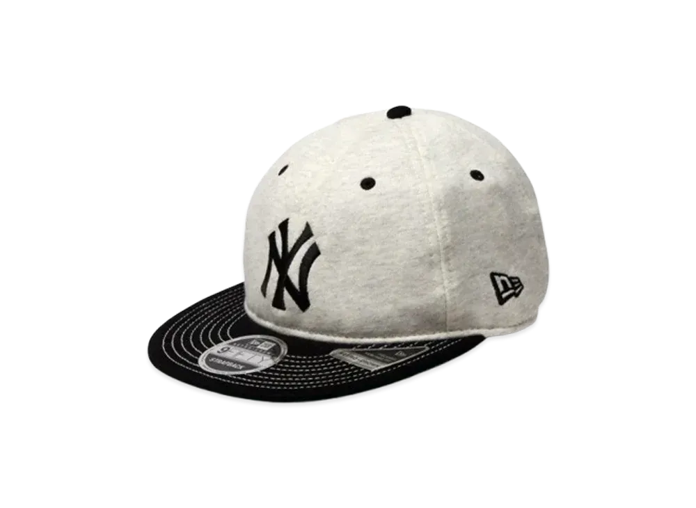 NEW ERA RC 9Fifty Flat Visor Sweat New York Yankees "Chrome/Black"