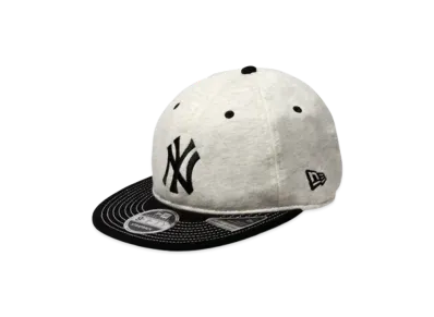 NEW ERA RC 9Fifty Flat Visor Sweat New York Yankees "Chrome/Black"