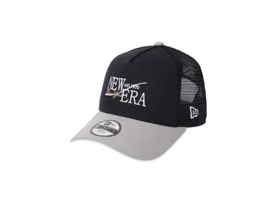 NEW Youth 9Forty A-Frame Tracker Wind Logo "Navy/Gray"