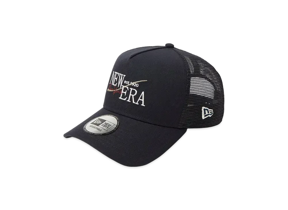 NEW 9Forty A-Frame Tracker Wind Logo "Navy"