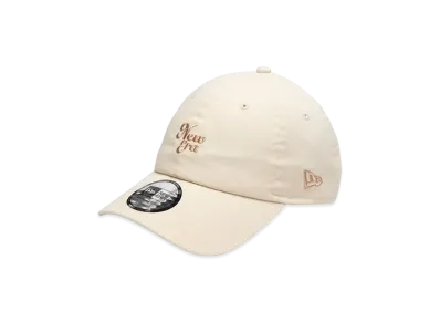 NEW ERA Casual Classic Strap Logo "Light Cream"