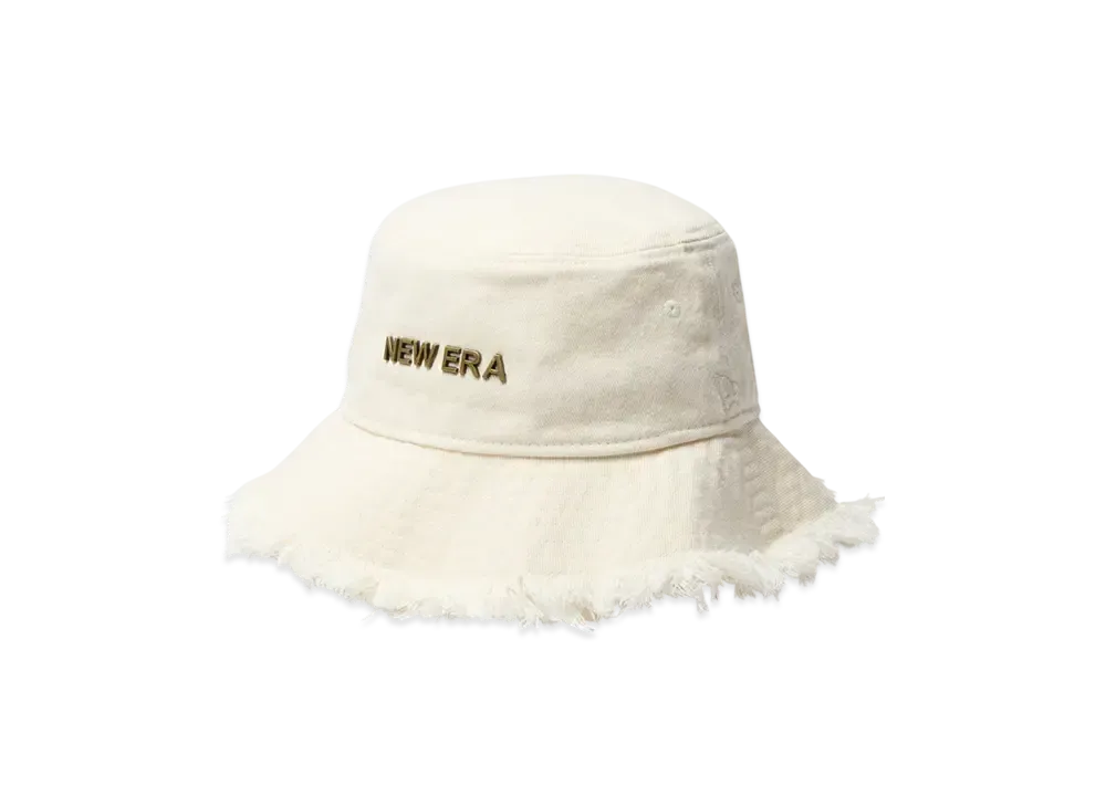 NEW ERA Bucket 01 Cut Off Metal Logo "Chrome White"
