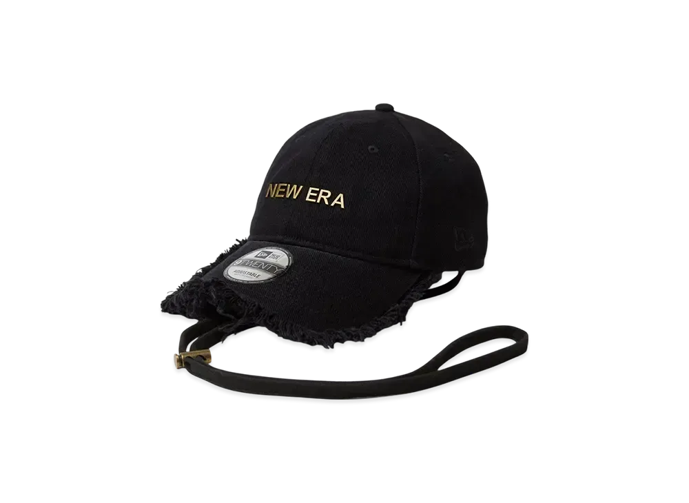 NEW ERA 9Twenty Cord Strap Cut Off Metal Logo "Black"