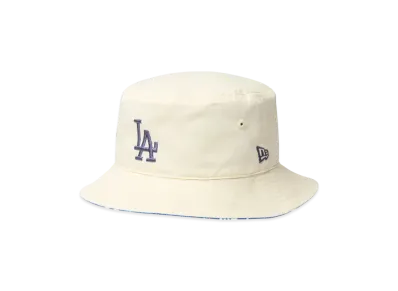 NEW ERA Bucket 01 Reversible Dodgers Pack Los Angeles Dodgers "Chrome White"
