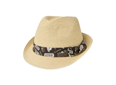 NEW ERA Trilby Grosgrain Band Monogram Tape "Beige"