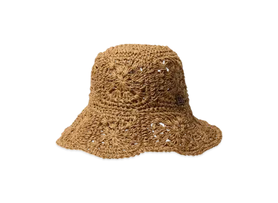NEW ERA Adventure Wide Brim Paper Crochet Hat "Beige"