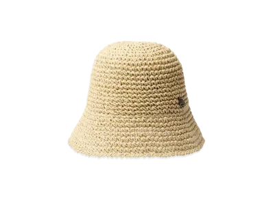 NEW ERA Bucket 01 Sailor Brim Paper Crochet Hat "Light Beige"