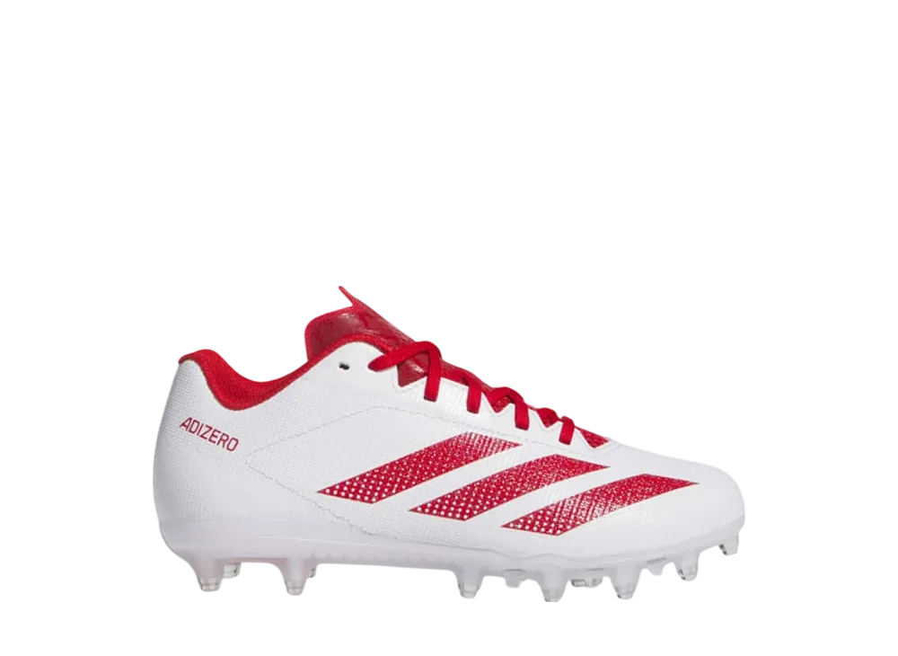 adidas PS Adizero Electric 2 Football Cleats "Cloud White/Team Power Red"