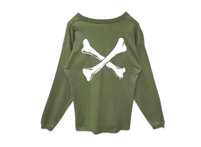 WTAPS Crossbones Long Sleeve Tee "Khaki"