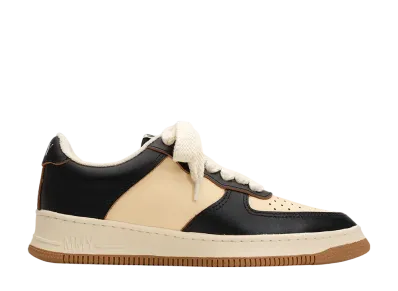Maison MIHARA YASUHIRO ROSY OG Sole Vintage Leather Low-top Sneaker "Black/White"