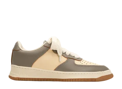 Maison MIHARA YASUHIRO ROSY OG Sole Vintage Leather Low-top Sneaker "Gray/White"