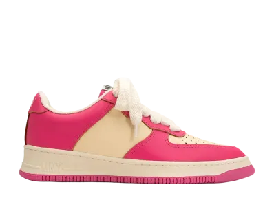 Maison MIHARA YASUHIRO ROSY OG Sole Vintage Leather Low-top Sneaker "Pink/White"