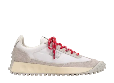 Maison MIHARA YASUHIRO DAPHNE OG Sole Mix Material Low-top Sneaker "White"