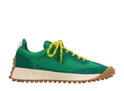 Maison MIHARA YASUHIRO DAPHNE OG Sole Mix Material Low-top Sneaker "Green"