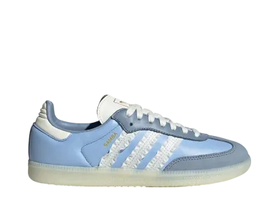 adidas Women's Samba "Ruffle Stripes/Clear Sky"