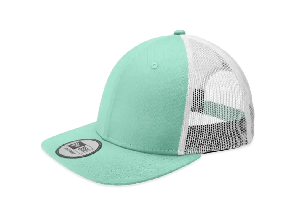 NEW ERA NE207 Snapback Low Profile Trucker Cap "Mint White"