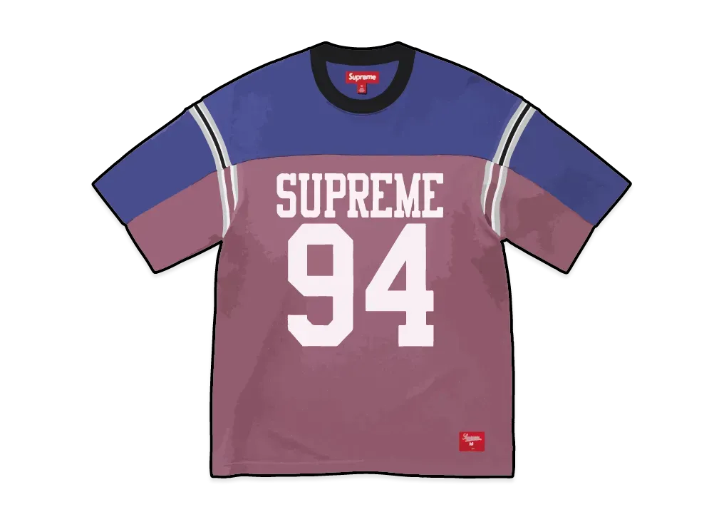 Supreme Split S/S Football Top "Purple"