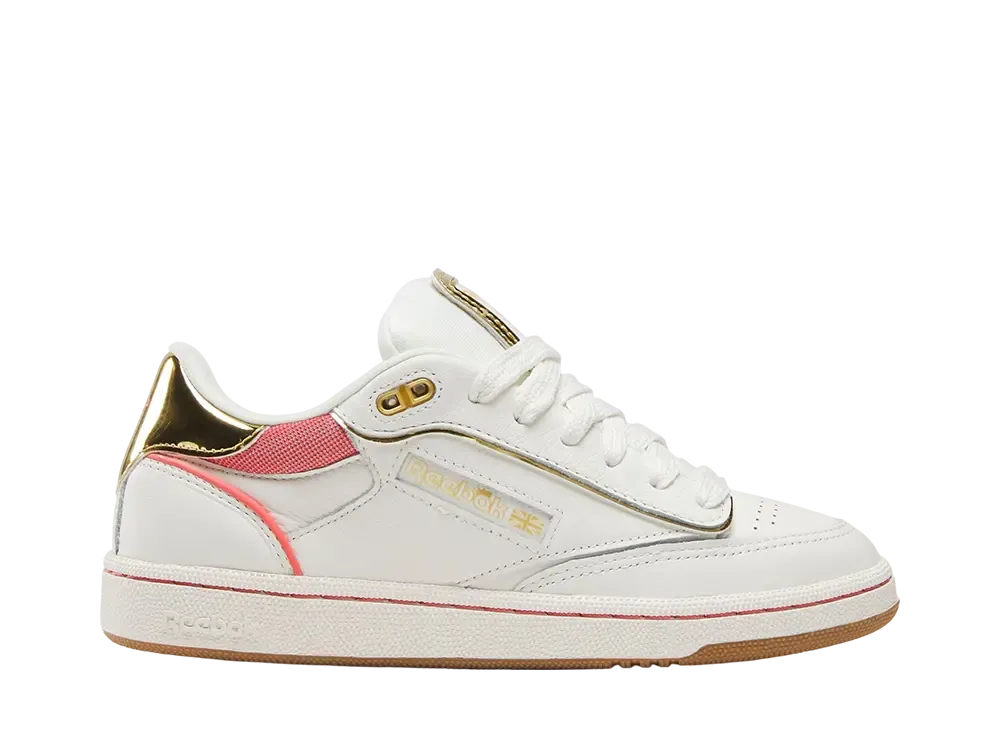 エンジェルリース × リーボック クラブC バルク "チョーク/サンセットコーラル/チョーク"