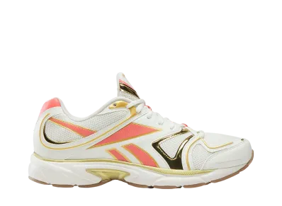 Angel Reese × Reebok Premier Road Plus 6 "Chalk/Sunset Coral/Chalk"